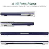 Darrahopens Electronics > Computer Accessories MacBook Pro 16 inch Case 2023 2022 2021 M2 A2780 A2485 M1 Pro/Max Hard Shell Case Keyboard Cover Blue