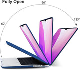 Darrahopens Electronics > Computer Accessories MacBook Pro 16 inch Case 2023 2022 2021 M2 A2780 A2485 M1 Pro/Max Hard Shell Case Keyboard Cover Blue