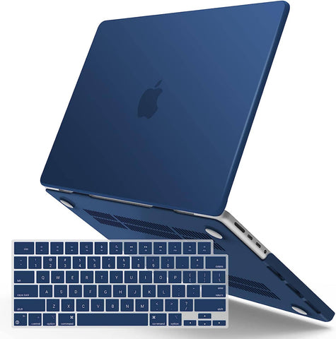 Darrahopens Electronics > Computer Accessories MacBook Pro 16 inch Case 2023 2022 2021 M2 A2780 A2485 M1 Pro/Max Hard Shell Case Keyboard Cover Blue