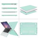 Darrahopens Electronics > Computer Accessories MacBook Pro 16 inch Case 2023 2022 2021 M2 A2780 A2485 M1 Pro/Max Hard Shell Case Keyboard Cover Green