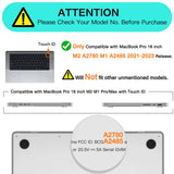Darrahopens Electronics > Computer Accessories MacBook Pro 16 inch Case 2023 2022 2021 M2 A2780 A2485 M1 Pro/Max Hard Shell Case Keyboard Cover Green