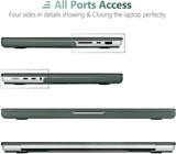 Darrahopens Electronics > Computer Accessories MacBook Pro 16 inch Case 2023 2022 2021 M2 A2780 A2485 M1 Pro/Max Hard Shell Case Keyboard Cover Midnight Green