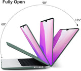 Darrahopens Electronics > Computer Accessories MacBook Pro 16 inch Case 2023 2022 2021 M2 A2780 A2485 M1 Pro/Max Hard Shell Case Keyboard Cover Midnight Green