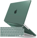 Darrahopens Electronics > Computer Accessories MacBook Pro 16 inch Case 2023 2022 2021 M2 A2780 A2485 M1 Pro/Max Hard Shell Case Keyboard Cover Midnight Green