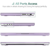 Darrahopens Electronics > Computer Accessories MacBook Pro 16 inch Case 2023 2022 2021 M2 A2780 A2485 M1 Pro/Max Hard Shell Case Keyboard Cover Purple
