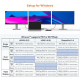 Darrahopens Electronics > Computer Accessories mbeat 15-in-1 Triple Display USB-C Dock (2 x HDMI & 1 x Display Port)