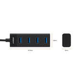 darrahopens Electronics > Computer Accessories mbeat 4-Port USB 3.0 Hub - Black