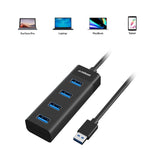 darrahopens Electronics > Computer Accessories mbeat 4-Port USB 3.0 Hub - Black
