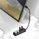 darrahopens Electronics > Computer Accessories mbeat 4-Port USB 3.0 Hub - Black