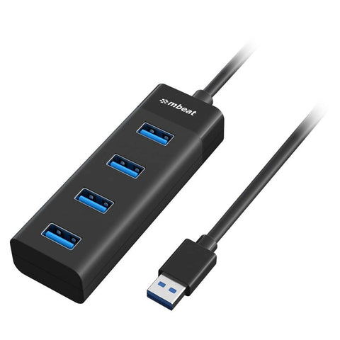 darrahopens Electronics > Computer Accessories mbeat 4-Port USB 3.0 Hub - Black