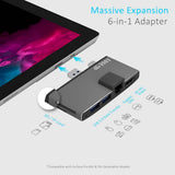 darrahopens Electronics > Computer Accessories mbeat Edge Pro Multifunction USB- C Hub with LAN for Microsoft Surface Pro Gen 5/6