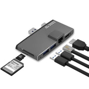 darrahopens Electronics > Computer Accessories mbeat Edge Pro Multifunction USB- C Hub with LAN for Microsoft Surface Pro Gen 5/6