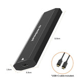 darrahopens Electronics > Computer Accessories mbeat Elite USB-C to M.2 SSD Enclosure (M-Key, B+M Key) - Matte Black