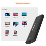 darrahopens Electronics > Computer Accessories mbeat Elite USB-C to M.2 SSD Enclosure (M-Key, B+M Key) - Matte Black