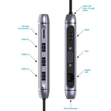 darrahopens Electronics > Computer Accessories mbeat Elite X9 9-In-1 USB-C Docking Station