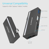 darrahopens Electronics > Computer Accessories mbeat Essential 5-In-1 USB- C Hub ( USB hub 2.0, 3.0, SD/TF card reader )