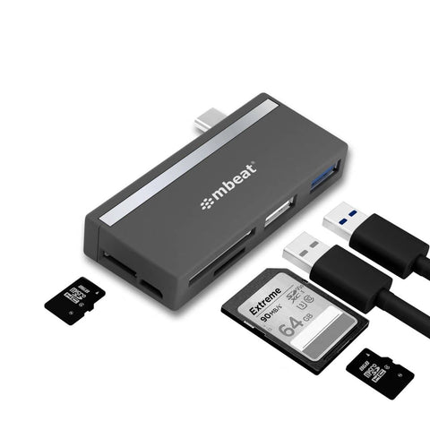 darrahopens Electronics > Computer Accessories mbeat Essential 5-In-1 USB- C Hub ( USB hub 2.0, 3.0, SD/TF card reader )