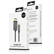 darrahopens Electronics > Computer Accessories mbeat Tough Link 1.8m 4K USB-C to Display Port Cable - Space Grey