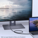 darrahopens Electronics > Computer Accessories mbeat Tough Link 1.8m 4K USB-C to Display Port Cable - Space Grey