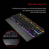 Darrahopens Electronics > Computer Accessories Mechanical Gaming Keyboard Green Switches 87 Keys LED Backlight PC and Laptop
