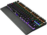Darrahopens Electronics > Computer Accessories Mechanical Gaming Keyboard Green Switches 87 Keys LED Backlight PC and Laptop