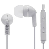 darrahopens Electronics > Computer Accessories Moki Noise Isolation Earbuds with microphone & control - WHITE