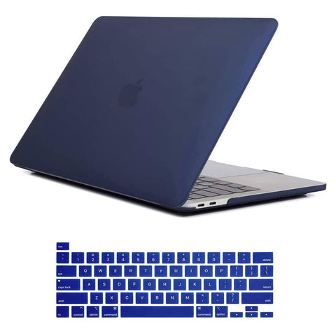 Darrahopens Electronics > Computer Accessories navy blue MacBook Pro 13 inch 2020 A2338 A2251 A2289  Matte Shell Case Keyboard Cover Touch Bar