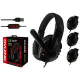 darrahopens Electronics > Computer Accessories OVLENG Q7 USB Computer Headphones with Mic and Volume Control