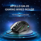 Darrahopens Electronics > Computer Accessories PC Gaming Mouse LED Optical Sensors DPI 6 Buttons USB Wired For Computer Laptop