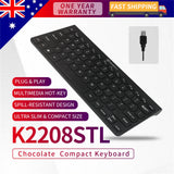 Darrahopens Electronics > Computer Accessories PC Keyboard Ergonomic USB Interface Multimedia Hotkey for Notebook Labtop