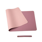 Darrahopens Electronics > Computer Accessories Pink 120cm*60cm Dual Side Office Desk Pad Waterproof PU Leather Computer Mouse Pad