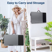 Darrahopens Electronics > Computer Accessories Portable Laptop Desk with Device Ledge, Mouse Pad and Phone Holder for Home Office (Silver, 40cm)