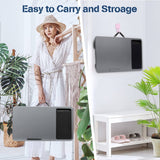 Darrahopens Electronics > Computer Accessories Portable Laptop Desk with Device Ledge, Mouse Pad and Phone Holder for Home Office (Silver, 40cm)