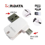 darrahopens Electronics > Computer Accessories Ridata OTG Mobile Phone MicroSD Card Reader (OTG Mobile Phone/Tablet/PC)