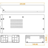 Darrahopens Electronics > Computer Accessories Seasonic SS-460H1U H1U 1U POWER SUPPLY