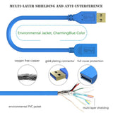 darrahopens Electronics > Computer Accessories Simplcom CA315 1.5M 4FT USB 3.0 SuperSpeed Extension Cable Insulation Protected Gold Plated