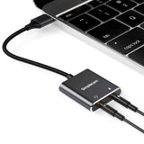 Darrahopens Electronics > Computer Accessories Simplecom CA152 USB to 3.5mm Audio and Microphone Sound Card Adapter for TRS or TRRS Headset with Mic