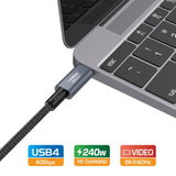 darrahopens Electronics > Computer Accessories Simplecom CA612 USB-C to USB-C Cable USB4 40Gbps 5A 240W PD3.1 8K@60Hz 1.2M