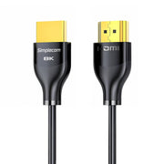 Darrahopens Electronics > Computer Accessories Simplecom CAH510 Ultra High Speed HDMI 2.1 Cable 48Gbps 8K@60Hz Slim Flexible 1M