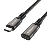 Darrahopens Electronics > Computer Accessories Simplecom CAU605 USB-C Male to Female Extension Cable USB 3.2 Gen2 PD 100W 20Gbps 0.5M