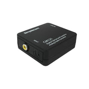 darrahopens Electronics > Computer Accessories Simplecom CM121 Digital Optical Toslink and Coaxial to Analog RCA Audio Converter
