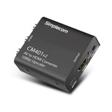Darrahopens Electronics > Computer Accessories Simplecom CM401v2 Composite AV CVBS to HDMI Video Converter 1080p Upscaler Alloy Case