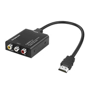 Darrahopens Electronics > Computer Accessories Simplecom CM401v2 Composite AV CVBS to HDMI Video Converter 1080p Upscaler Alloy Case