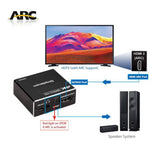 darrahopens Electronics > Computer Accessories Simplecom CM425 HDMI 2.0 Audio Extractor Optical SPDIF and 3.5mm Stereo with ARC 4K@60Hz