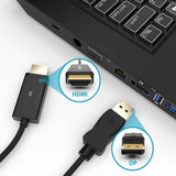 darrahopens Electronics > Computer Accessories Simplecom DA201 4K DisplayPort to HDMI Cable 2160P Ultra HD 1.8M