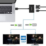 darrahopens Electronics > Computer Accessories Simplecom DA316A USB to HDMI + VGA Video Card Adapter with 3.5mm Audio
