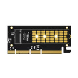 Darrahopens Electronics > Computer Accessories Simplecom EC415B NVMe M.2 SSD to PCIe x4 x8 x16 Expansion Card with Aluminium Heat Sink Black