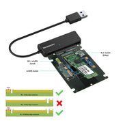 darrahopens Electronics > Computer Accessories Simplecom SA225 USB3.0 to mSATA + M.2 (NGFF B Key) 2 In 1 Combo Adapter