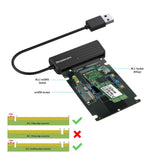 darrahopens Electronics > Computer Accessories Simplecom SA225 USB3.0 to mSATA + M.2 (NGFF B Key) 2 In 1 Combo Adapter