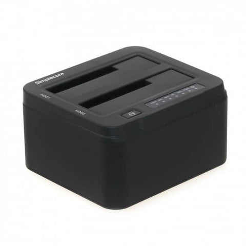 darrahopens Electronics > Computer Accessories Simplecom SD322 Dual Bay USB 3.0 Aluminium Docking Station for 2.5" and 3.5" SATA HDD Black